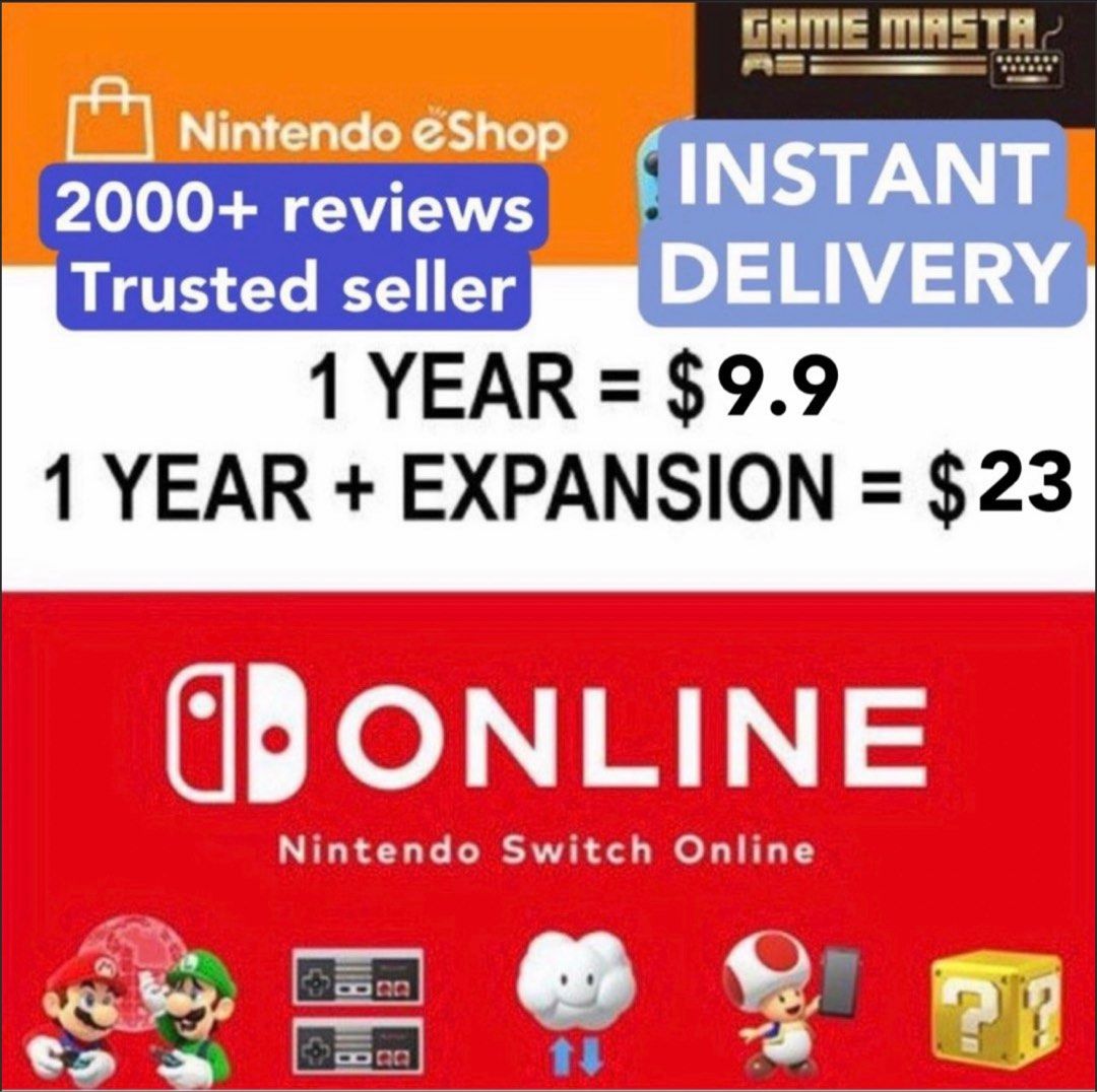 Nintendo switch online online credit