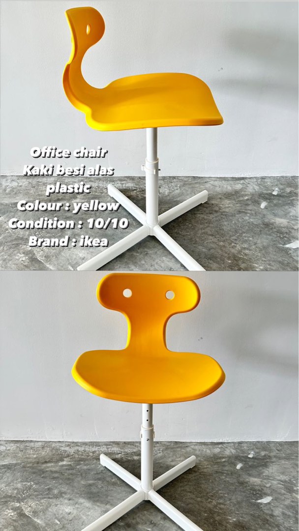 Office plastic Chair ikea, Furniture & Home Living, Furniture, Chairs