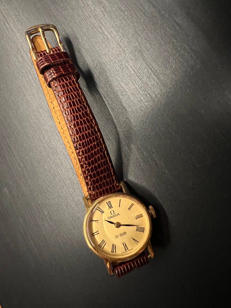 Omega vintage ladies gold watches top