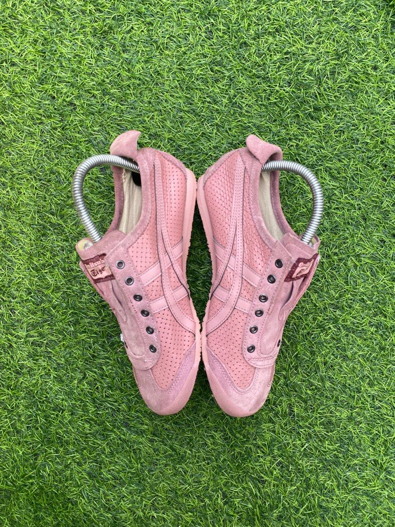 onitsuka tiger pink slip on