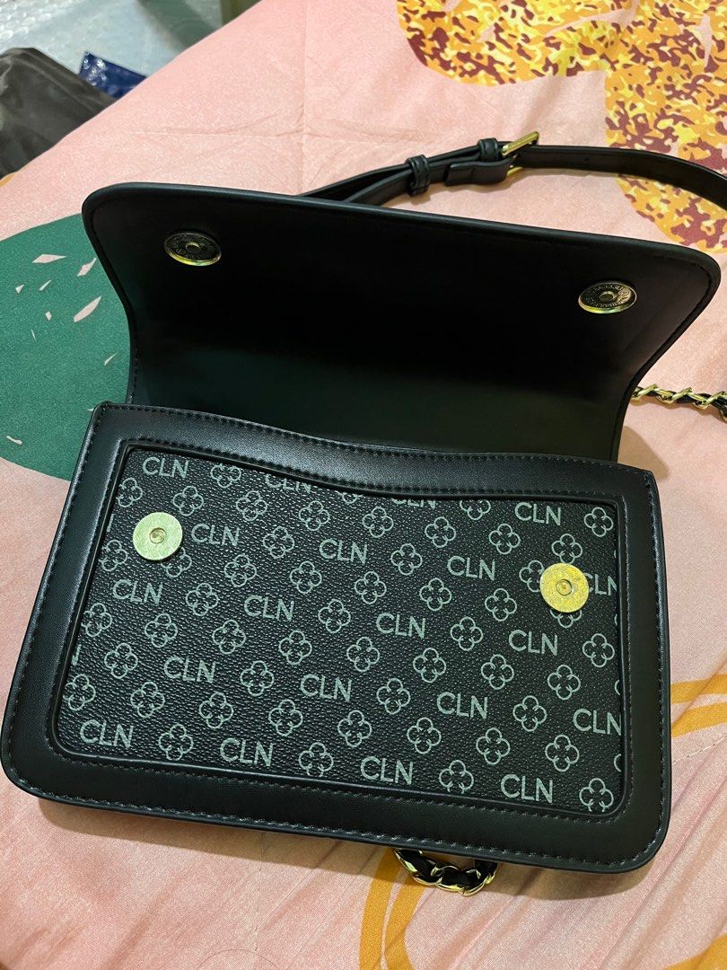 CLN BLACK BAG WITH SLING, Luxury, Bags & Wallets on Carousell