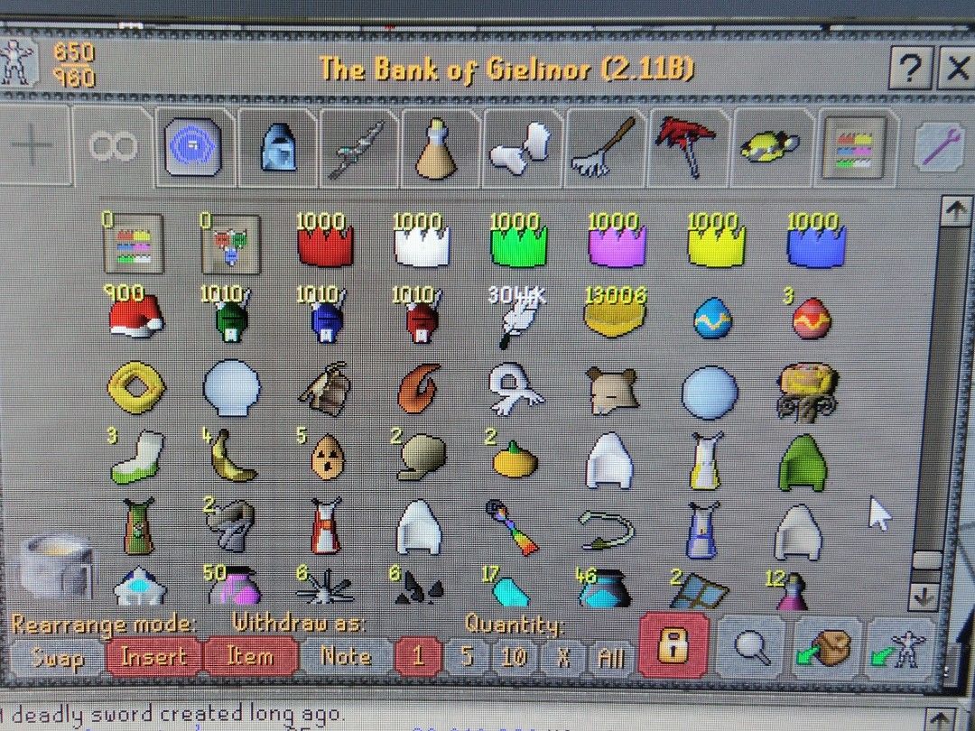 Osrs acct with 2b bank & 200+days member, Video Gaming, Video Games ...
