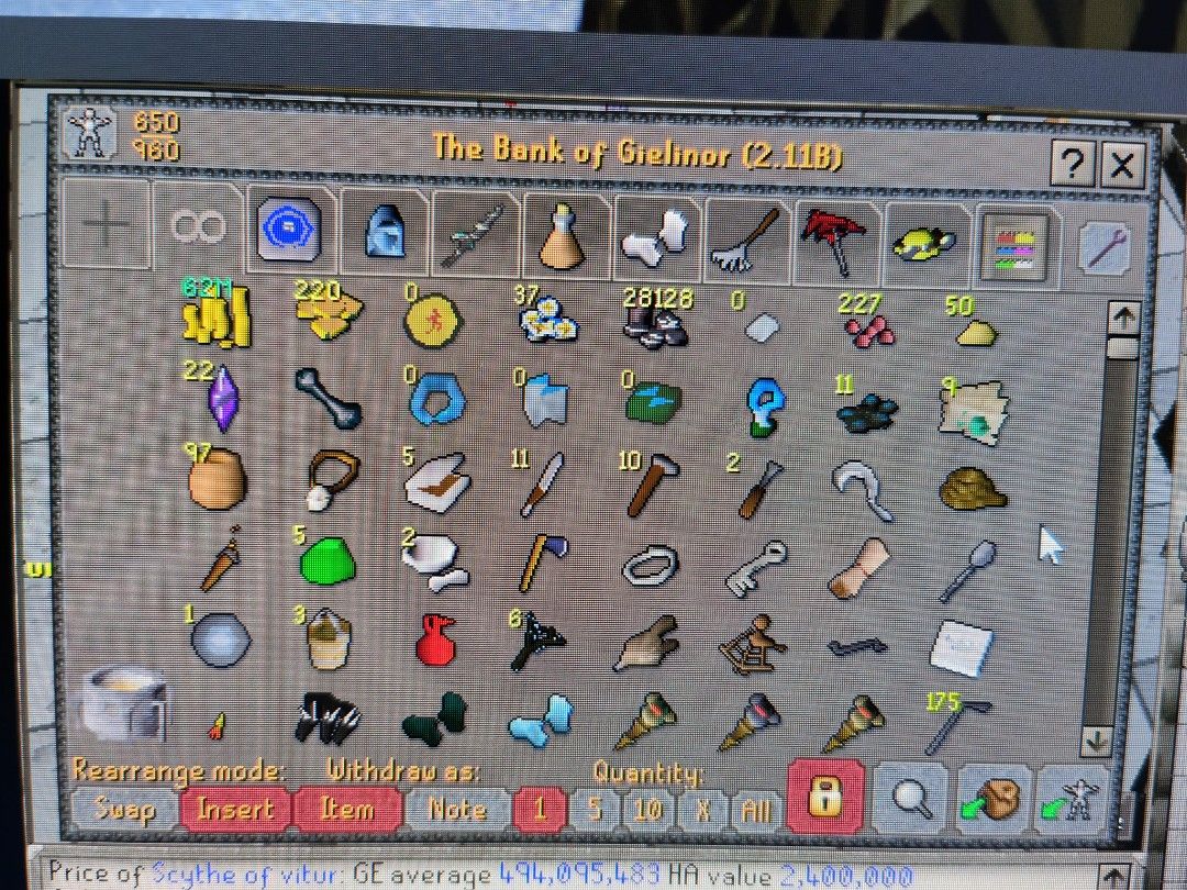 Osrs acct with 2b bank & 200+days member, Video Gaming, Video Games ...
