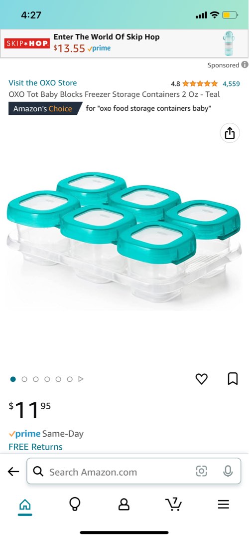 Oxo Storage Containers, Babies & Kids, Nursing & Feeding, Weaning ...