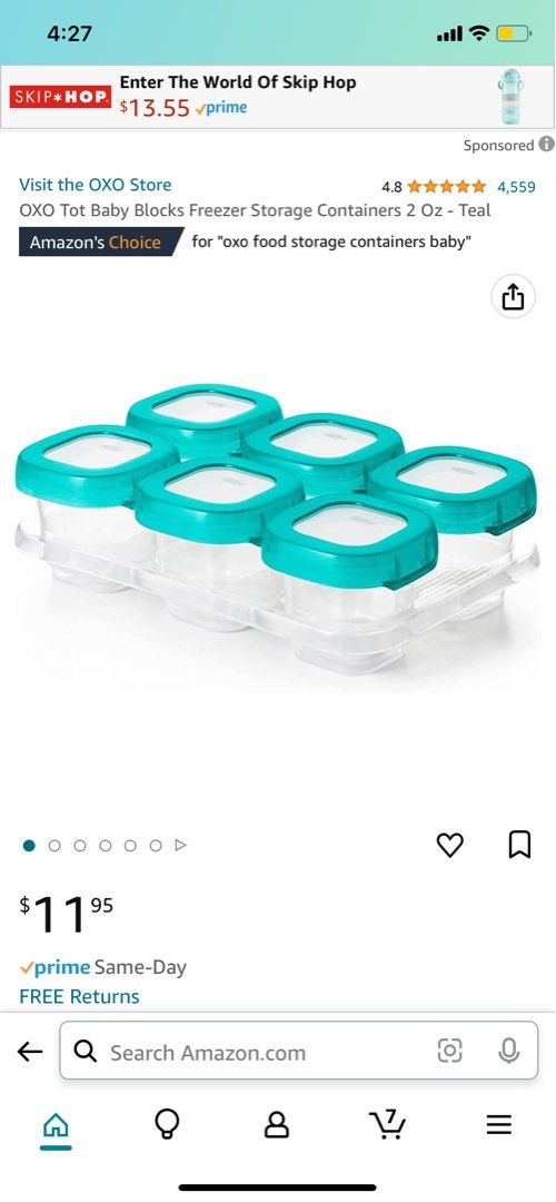 Oxo Storage Containers, Babies & Kids, Nursing & Feeding, Weaning