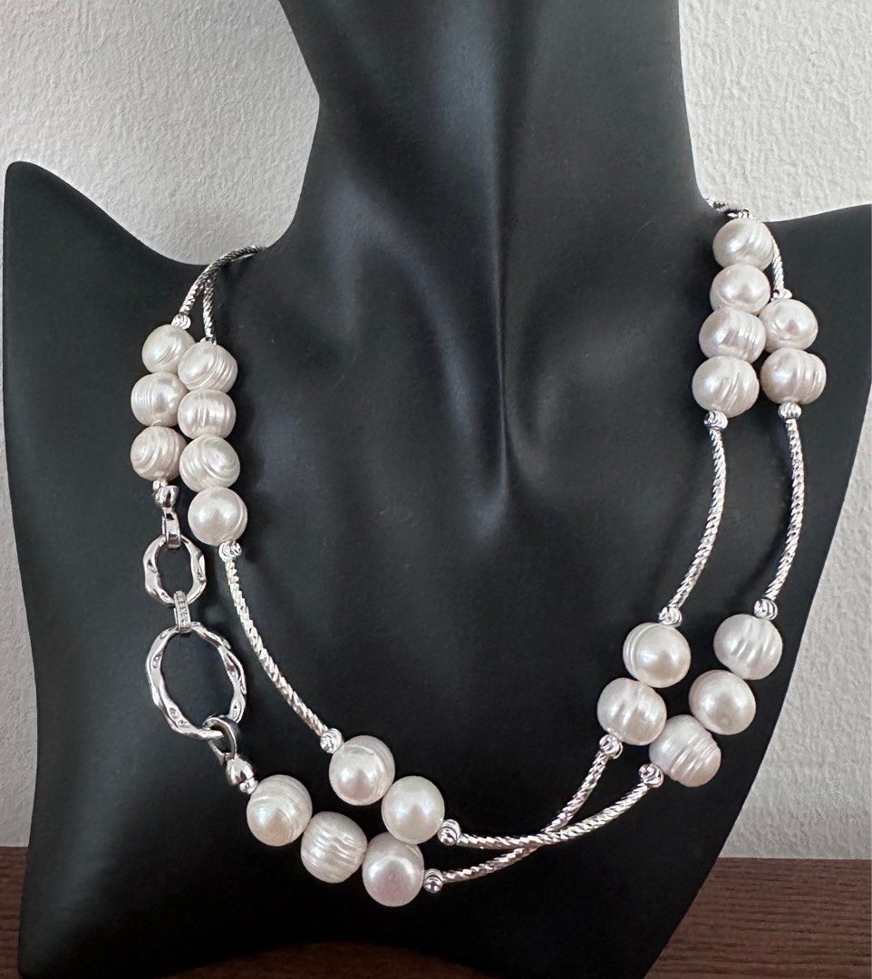 Pearl necklace Women s Fashion Jewelry Organisers Necklaces
