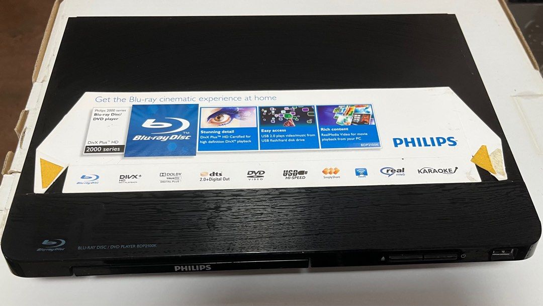 Philips DVD player, Hobbies &amp; Toys, Music &amp; Media, CDs &amp; DVDs on Carousell
