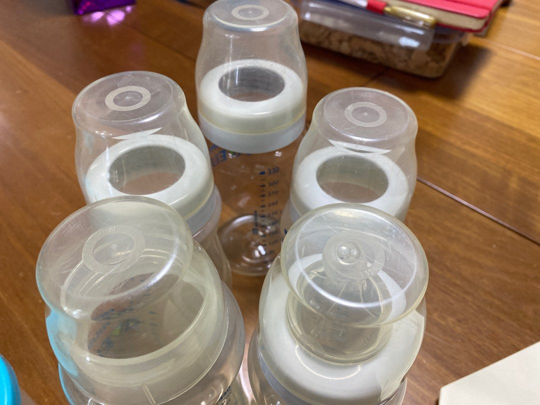 Philips Milk bottles pacifiers clip and milk powder container, Babies