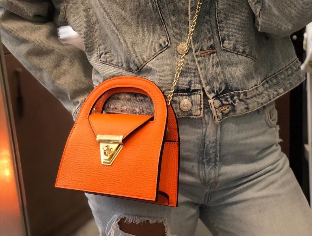 Orange Piumelli Milano Mini Bag on Carousell