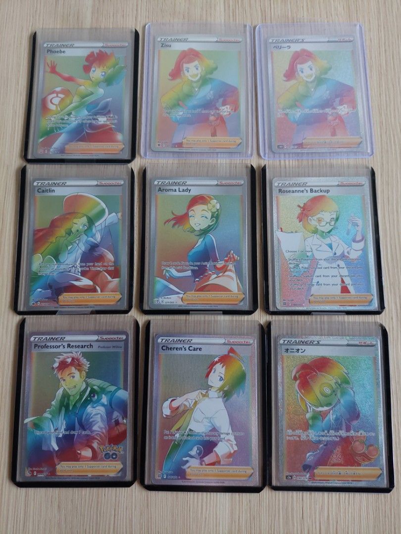 Pokemon Rainbow Cards, Hobbies & Toys, Toys & Games on Carousell