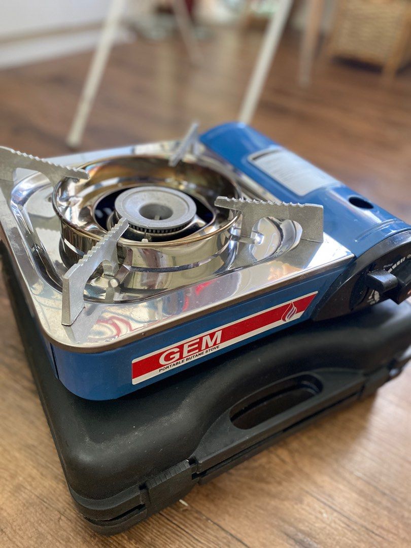 Portable Butane Gas Stove (Gem) with Free Butane Gas, Furniture & Home
