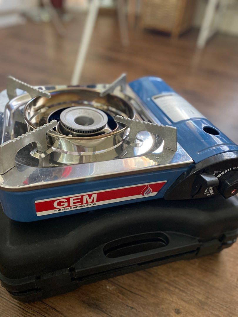 Portable Butane Gas Stove (Gem) with Free Butane Gas, Furniture & Home