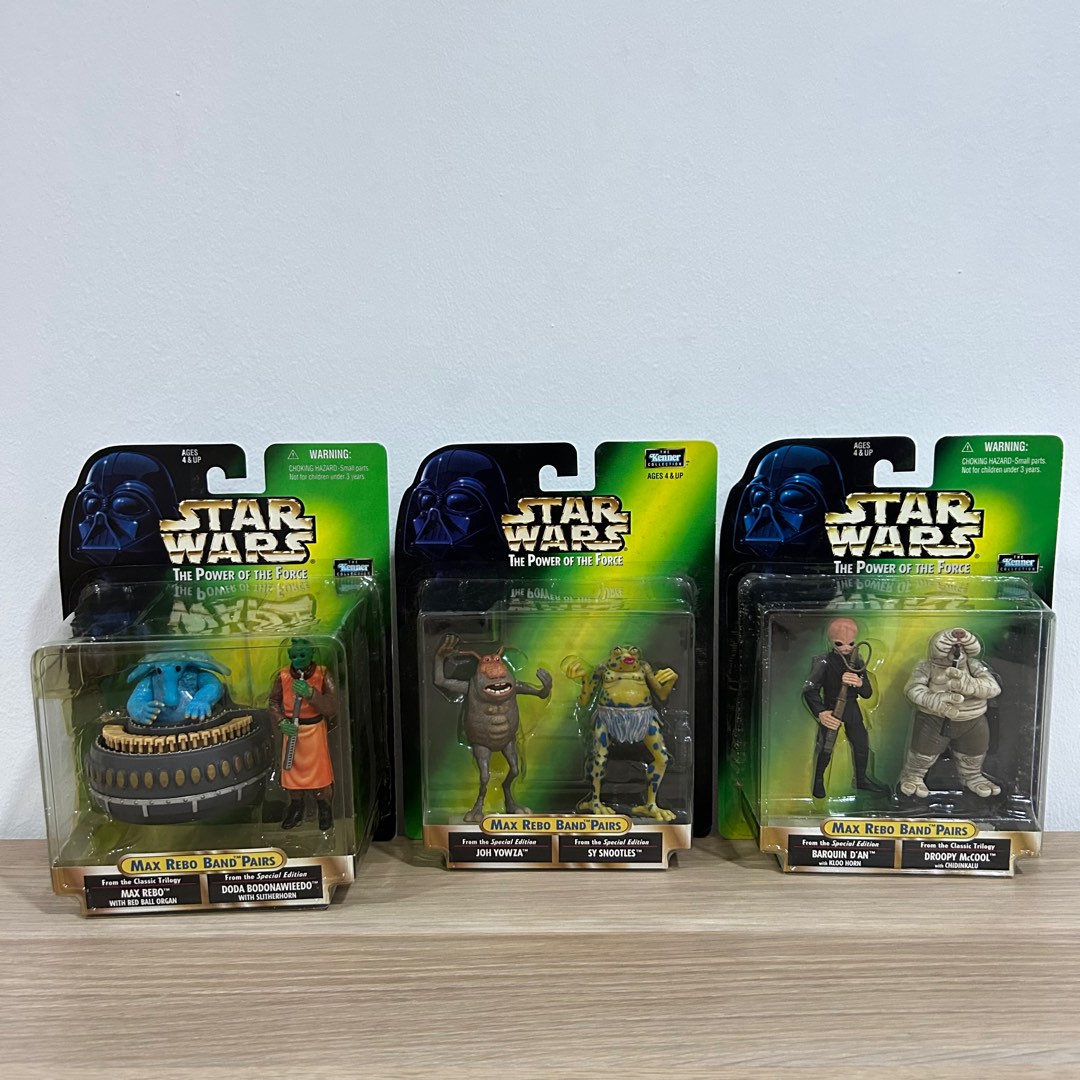 POTF2 Star Wars Max Rebo Band set) MOC Kenner, Hobbies