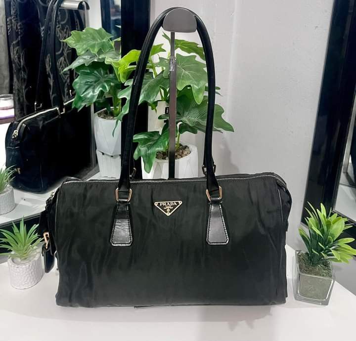 Prada Tote Nylon, Luxury, Bags & Wallets on Carousell