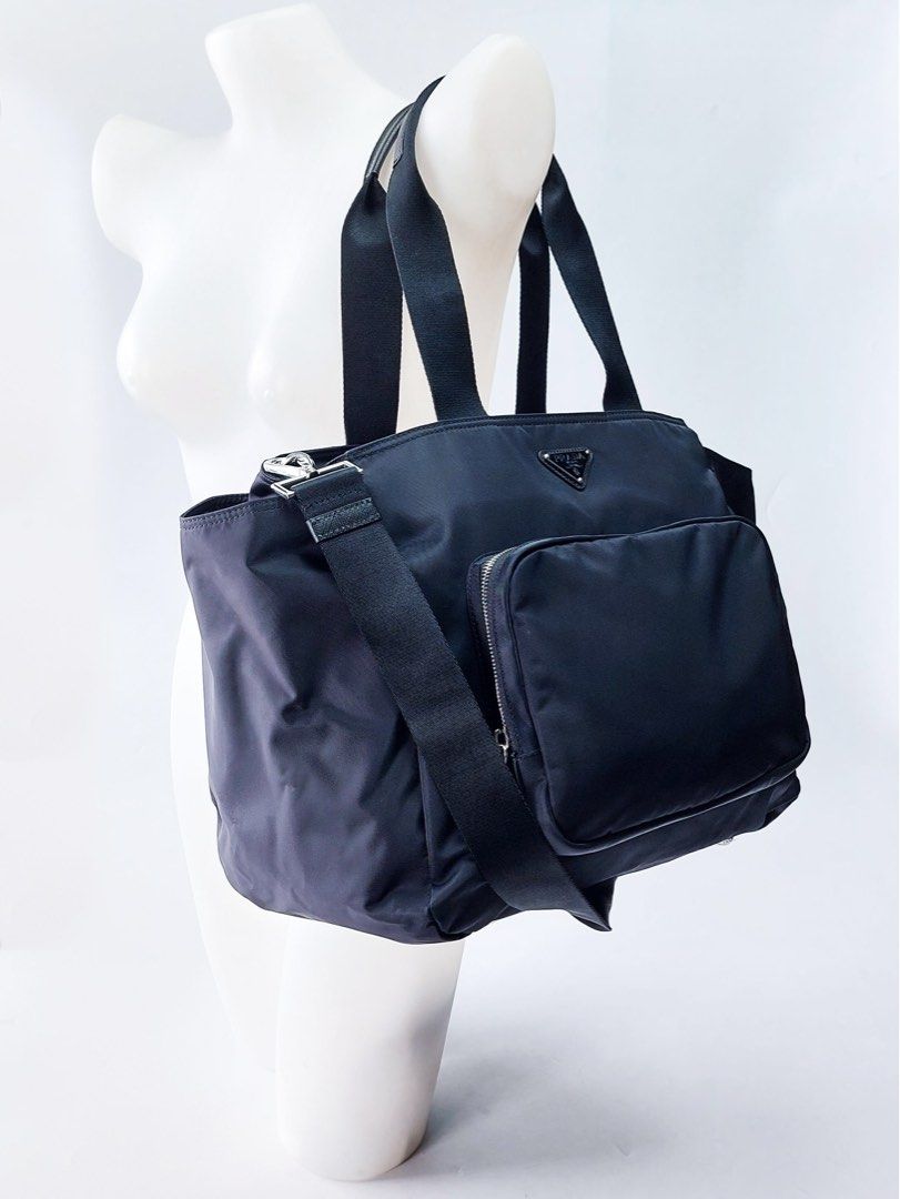 Prada vela baby bag navy store