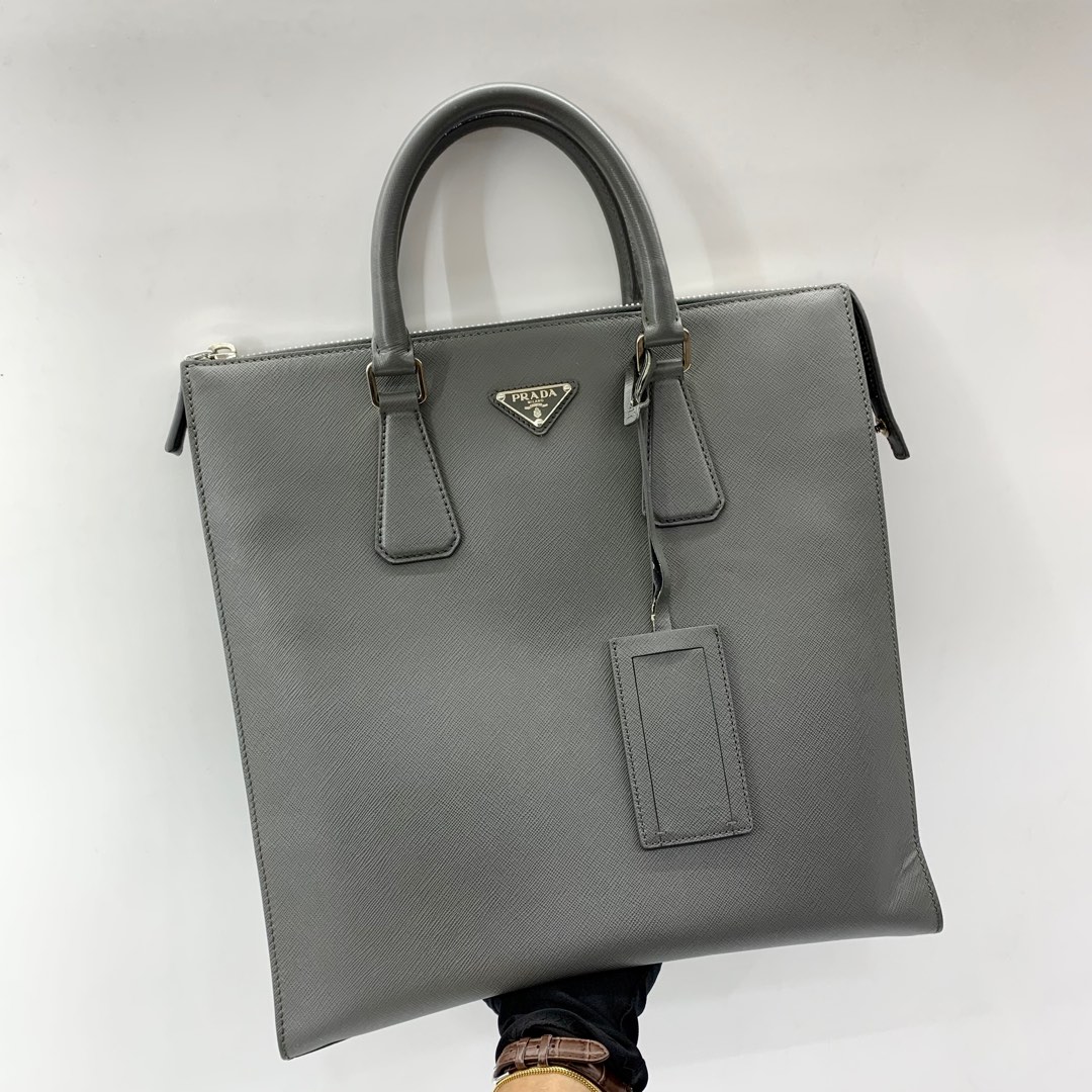 Prada bag grey cheap