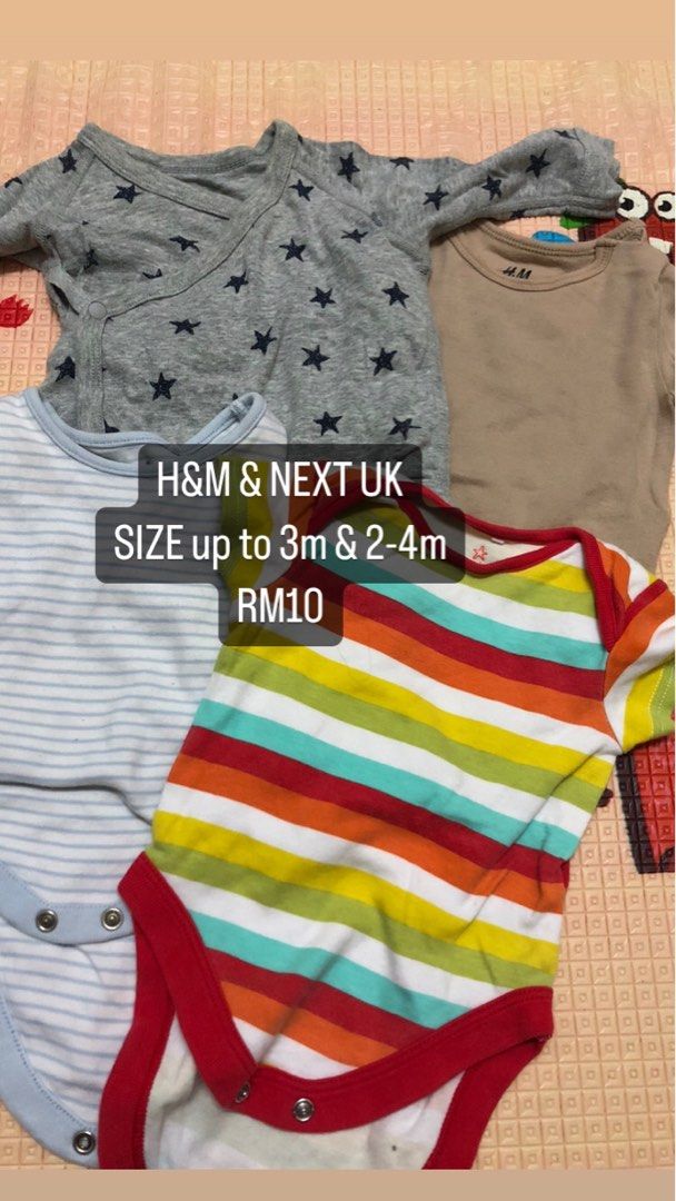 H and m deals baby clothes uk