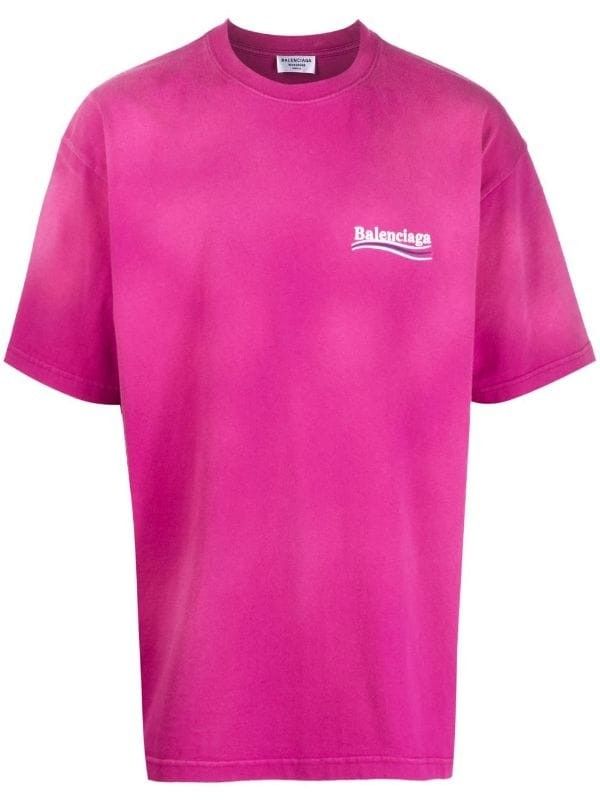 balenciaga pink oversized shirt