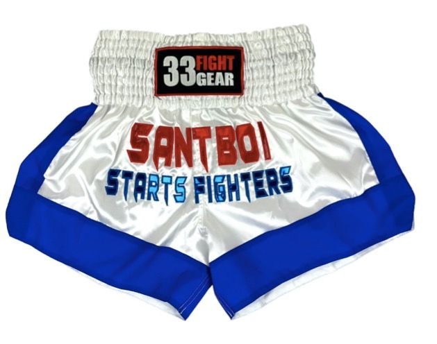 White 2024 fabric shorts