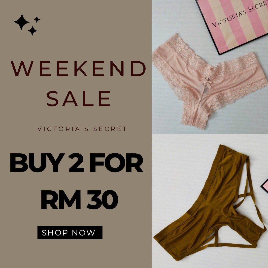 victoria secret underwear, Women's Fashion, Undergarments & Loungewear on  Carousell