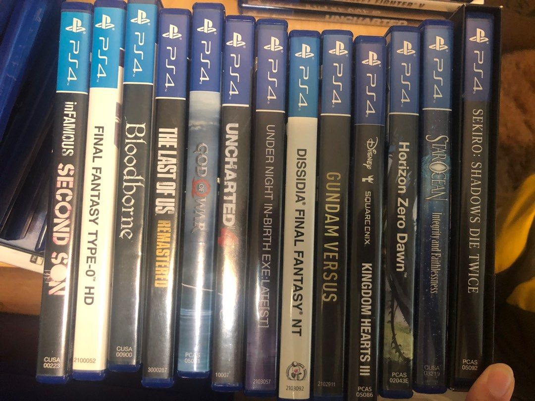 PS4 Games (Category: PlayStation) located in Singapore. Submitted by petbox (Listing ID 1237941726, Image 2). Description: 1 for $20, buy 3 get 1 free - Sekiro sold.