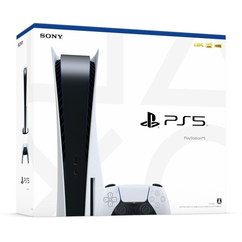 PS5 PlayStation 5 普通版遊戲機本體CFI-1200A 01 N7202, 電子遊戲