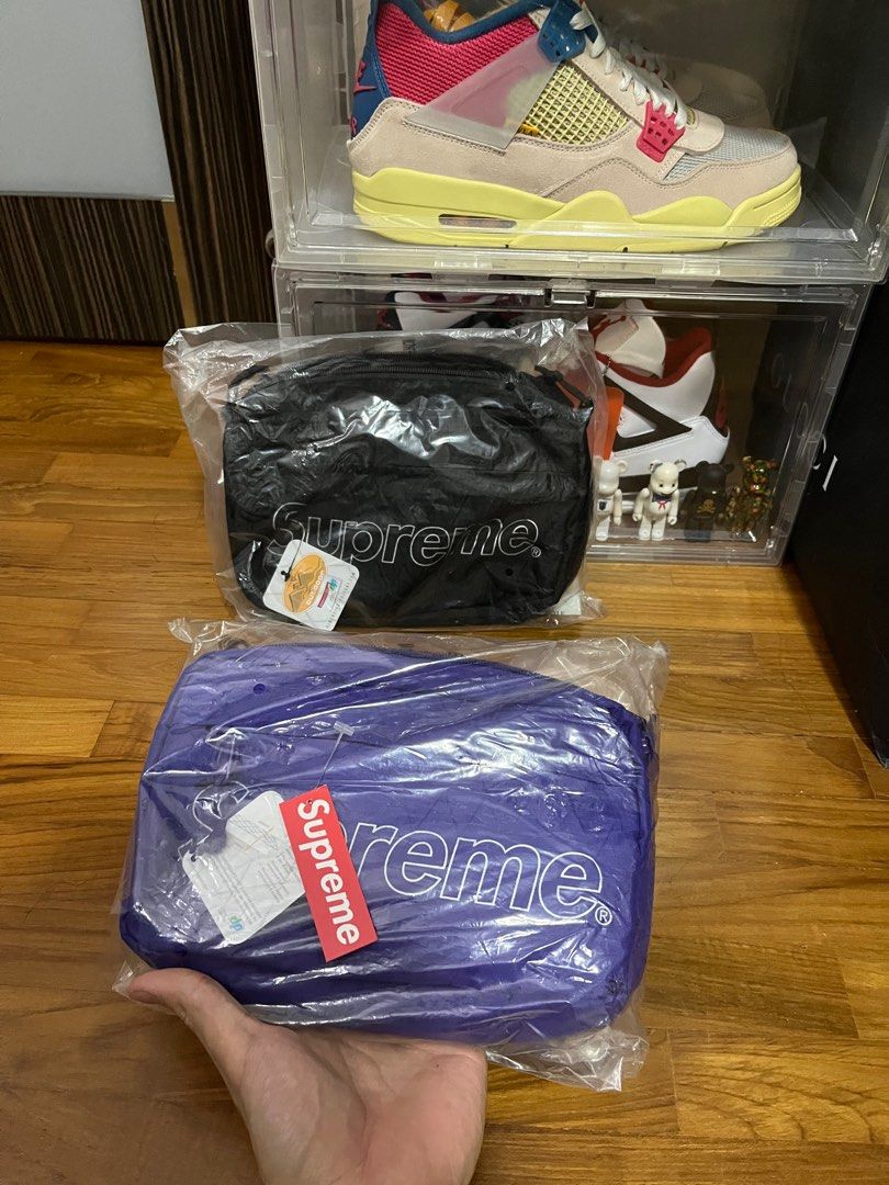 Purple Supreme shoulder bag FW18 Men s Fashion Bags Sling Bags