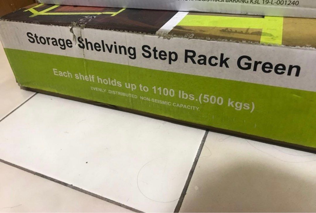 Rak Serbaguna krisbow storage shelving step rack, Perabotan Rumah di