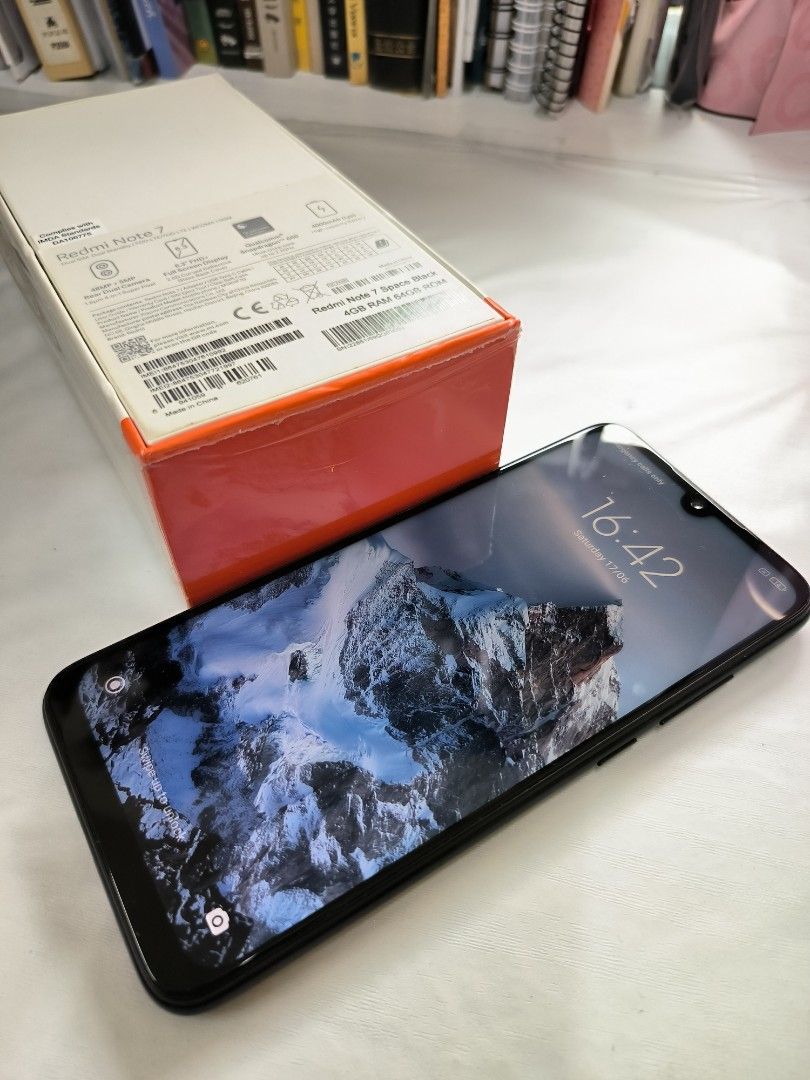 Redmi Note 7 (Category: Xiaomi) located in Kota Bharu. Submitted by esthermenghui (Listing ID 1237963359, Image 2). Description: selling bcuz upgrade to another phone. can cod at klang valley area or kelantan kb area. Display: 6.3-inch IPS LCD, 1080 x 2340 pixels resolution Processor: Qualcomm Snapdragon 660 octa-core RAM: 4GB Storage: 64GB internal storage, expandable up to 256GB via microSD Operating System: MIUI 10 based on Android 9 Pie (upgr