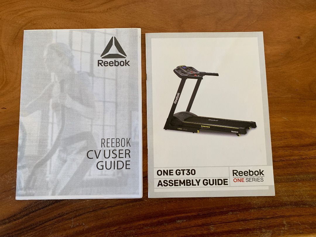 Reebok gt30 treadmill discount manual