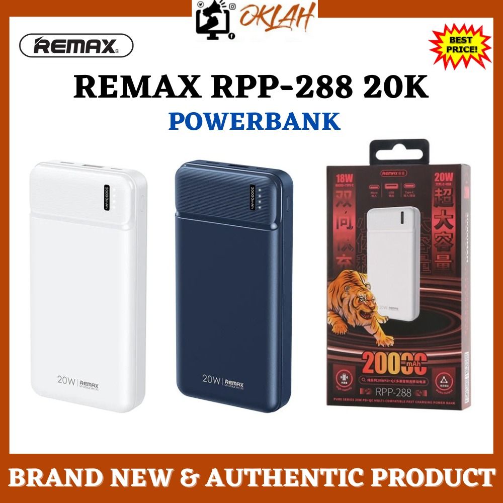 Remax RPP-288 20000mAh Multi-Compatible E Fast Charging Power Bank ...