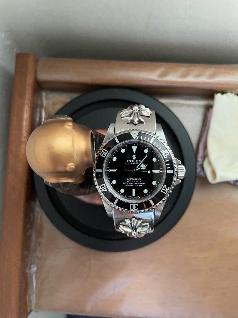Chrome sale heart rolex