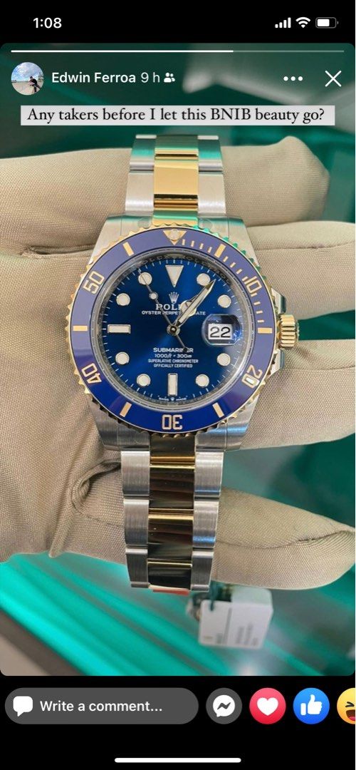 Rolex submariner royal blue on sale
