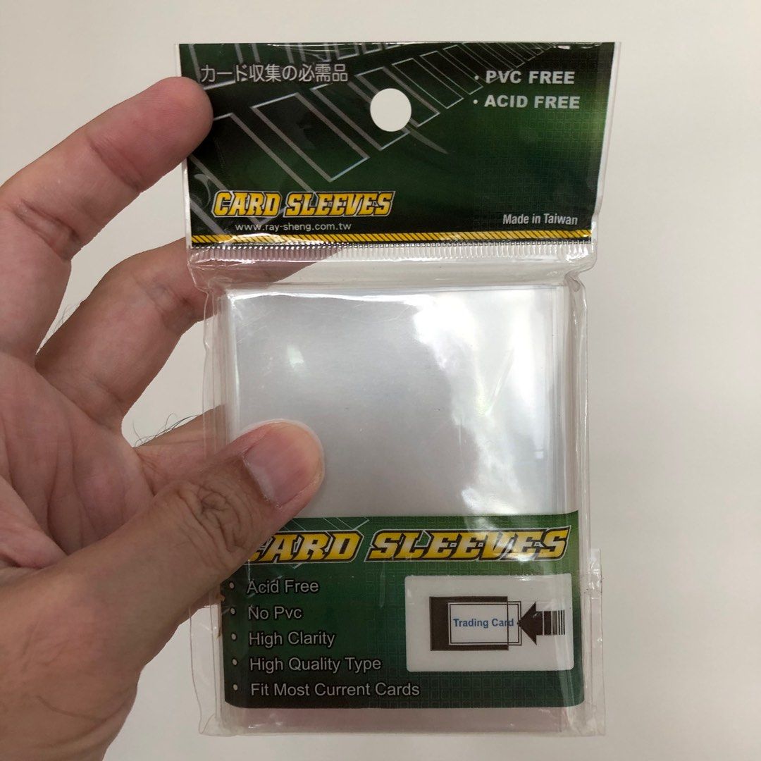 Sold] RSS Card Sleeves 66x93mm 50 sleeves, Hobbies & Toys, Toys & Games on  Carousell