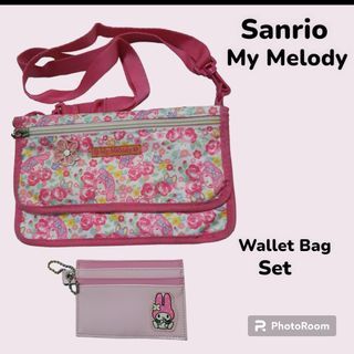 SANRIO MY MELODY SLING BAG & WALLET  (*sold as set only)