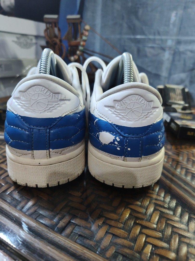 Sepatu Nike Air Jordan 1 Centre Court Military Blue Size 42.5