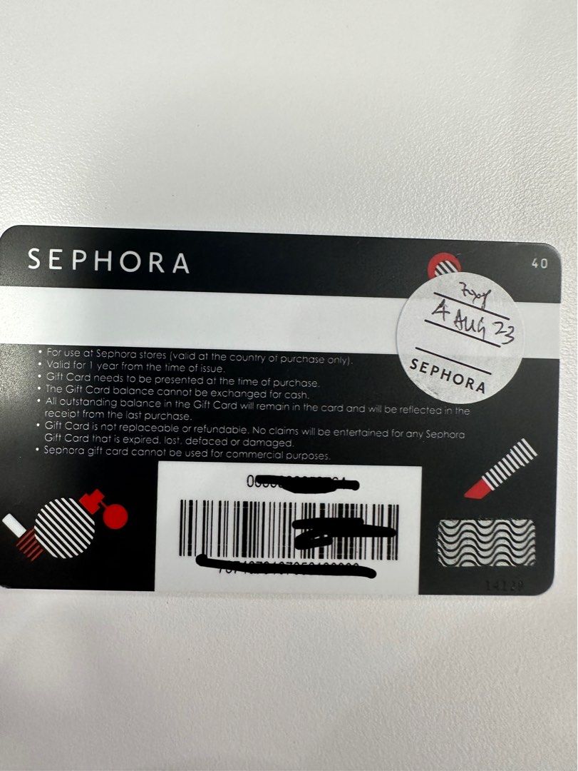 Sephora gift card, Tickets & Vouchers, Vouchers on Carousell