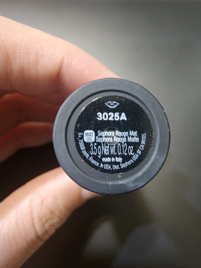 Sephora Rouge Matte Lipstick in MISS ME (Category: Makeup) located in Pasig City. Submitted by minimaliving (Listing ID 1237931568, Image 3). Description: original price: 780 plus shipping used twice. disinfected with alcohol 😊 shade: Miss Me?.