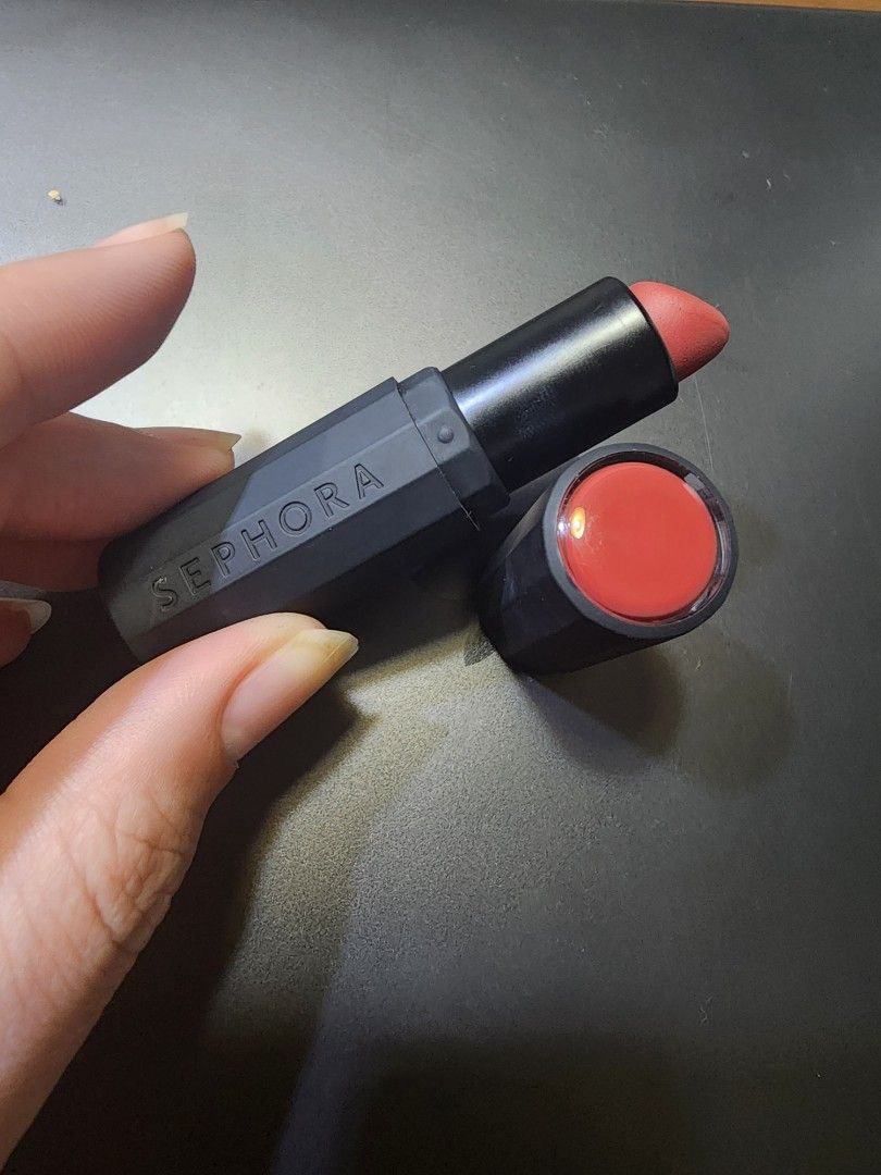 Sephora Rouge Matte Lipstick in MISS ME (Category: Makeup) located in Pasig City. Submitted by minimaliving (Listing ID 1237931568, Image 1). Description: original price: 780 plus shipping used twice. disinfected with alcohol 😊 shade: Miss Me?.