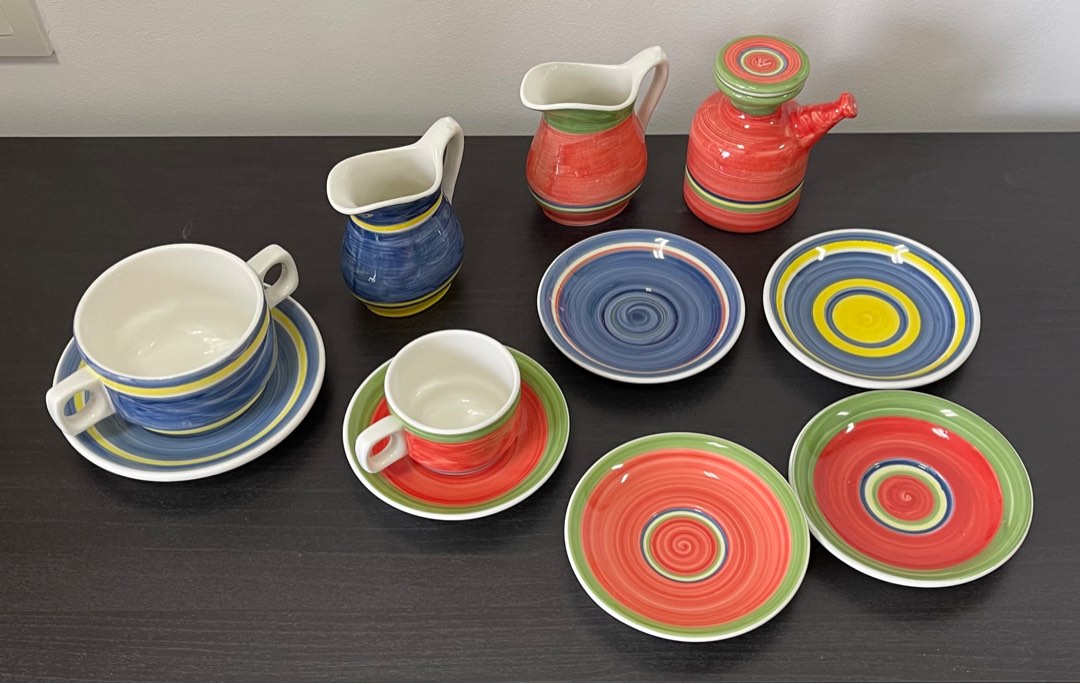 Set of cups, plates and other stuff, Furniture & Home Living