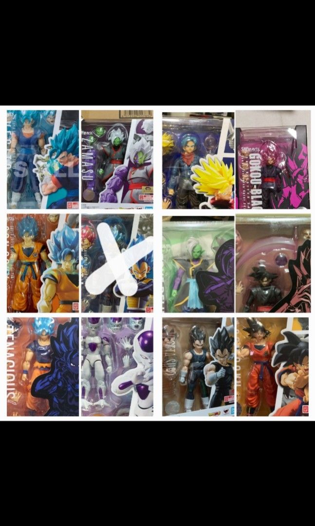 Shf Sh Figuarts Bandai Tamashii Nations Dragon Ball Super Set, Hobbies