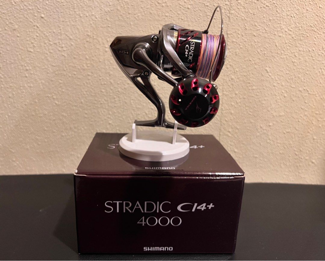Shimano STRADIC CI4+ FB 4000 spinning reel., Sports Equipment