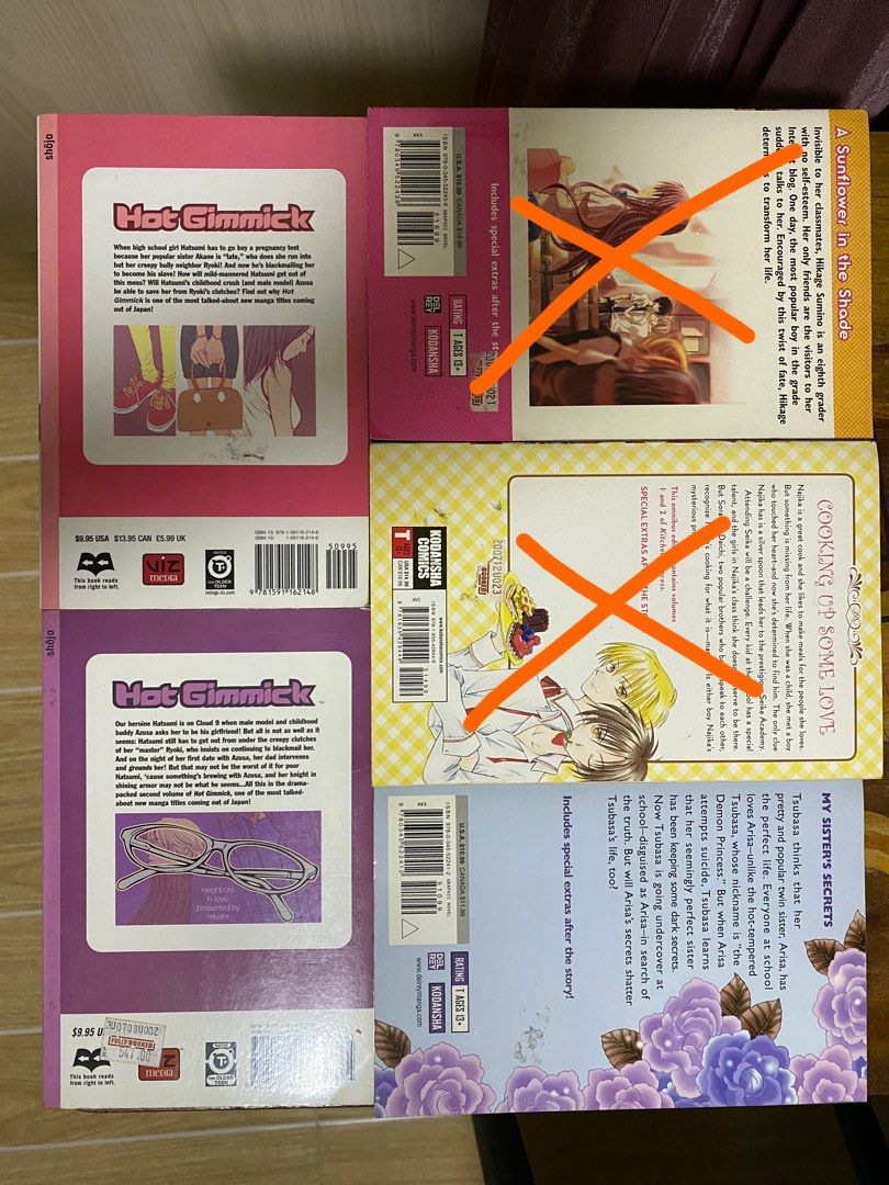 Shoujo Manga (check description) (Category: Comics & Manga) located in Quezon City. Submitted by kumamon31 (Listing ID 1226048608, Image 3). Description: Hot Gimmick Vol.1&2 - Php500 Arisa Vol.1 - 250 Kitchen Princess and I Am Here - SOLD ! May have some yellowed pages and corner folds.