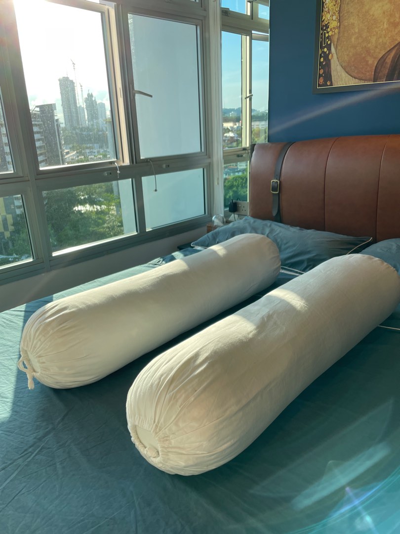 Sleep well with comfortable IKEA bolsters and smooth bolster covers!, Furniture & Home Living