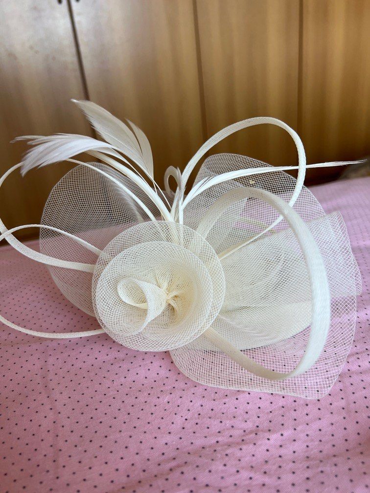small hat with feather Women s Fashion Watches Accessories