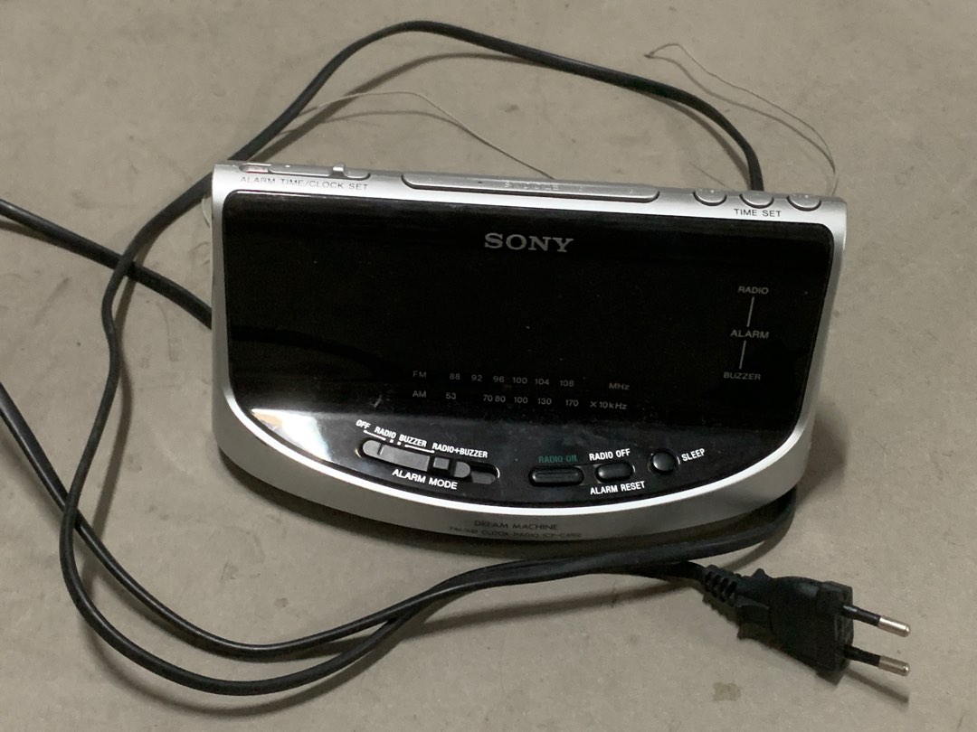 Sony alarm clock radio, Audio, Portable Music Players on Carousell