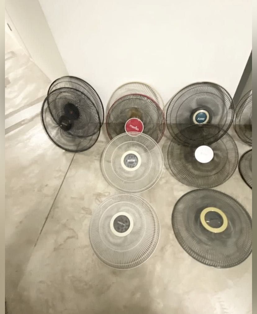 Stand standing electric pedestal fan parts accessories Fan cage set all