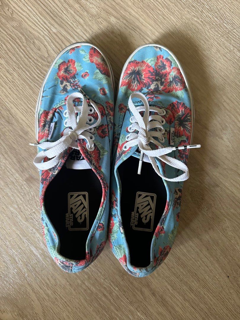 Star Wars Floral Vans Men s Fashion Footwear Casual shoes on