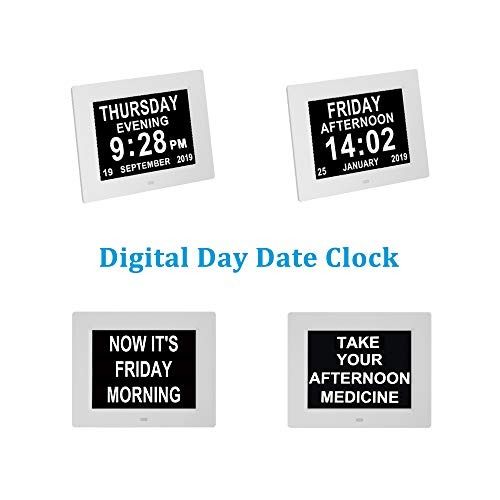 [Stockist.SG] Jay Honda Digital Day Calendar Clock Extra Large Non