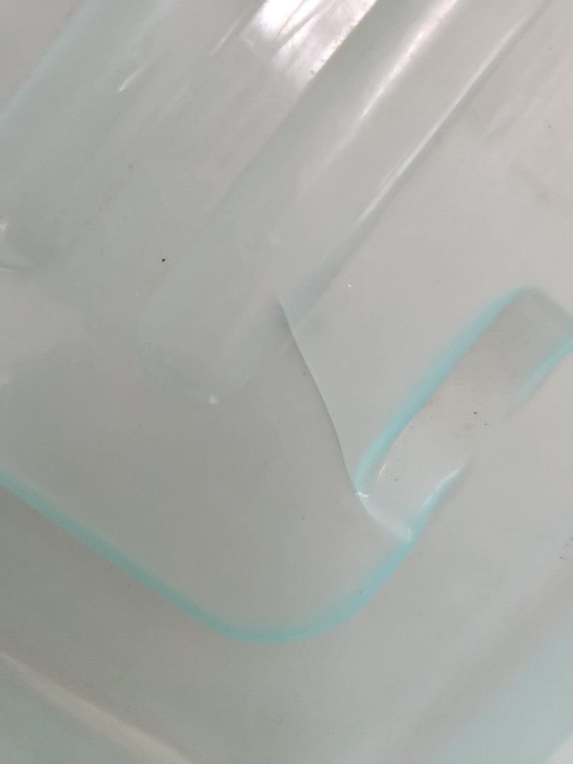 Storage box (Category: Storage Boxes & Baskets) located in Singapore. Submitted by tuphin (Listing ID 1237973777, Image 3). Description: dimensions about 45cm by 50cm by 30cm. pls note light cracks on the cover.